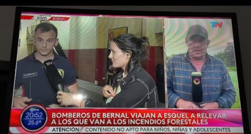 Bomberos a Esquel